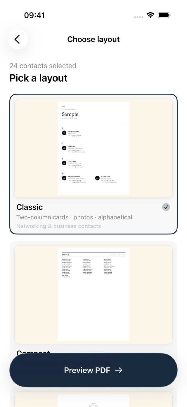 All templates